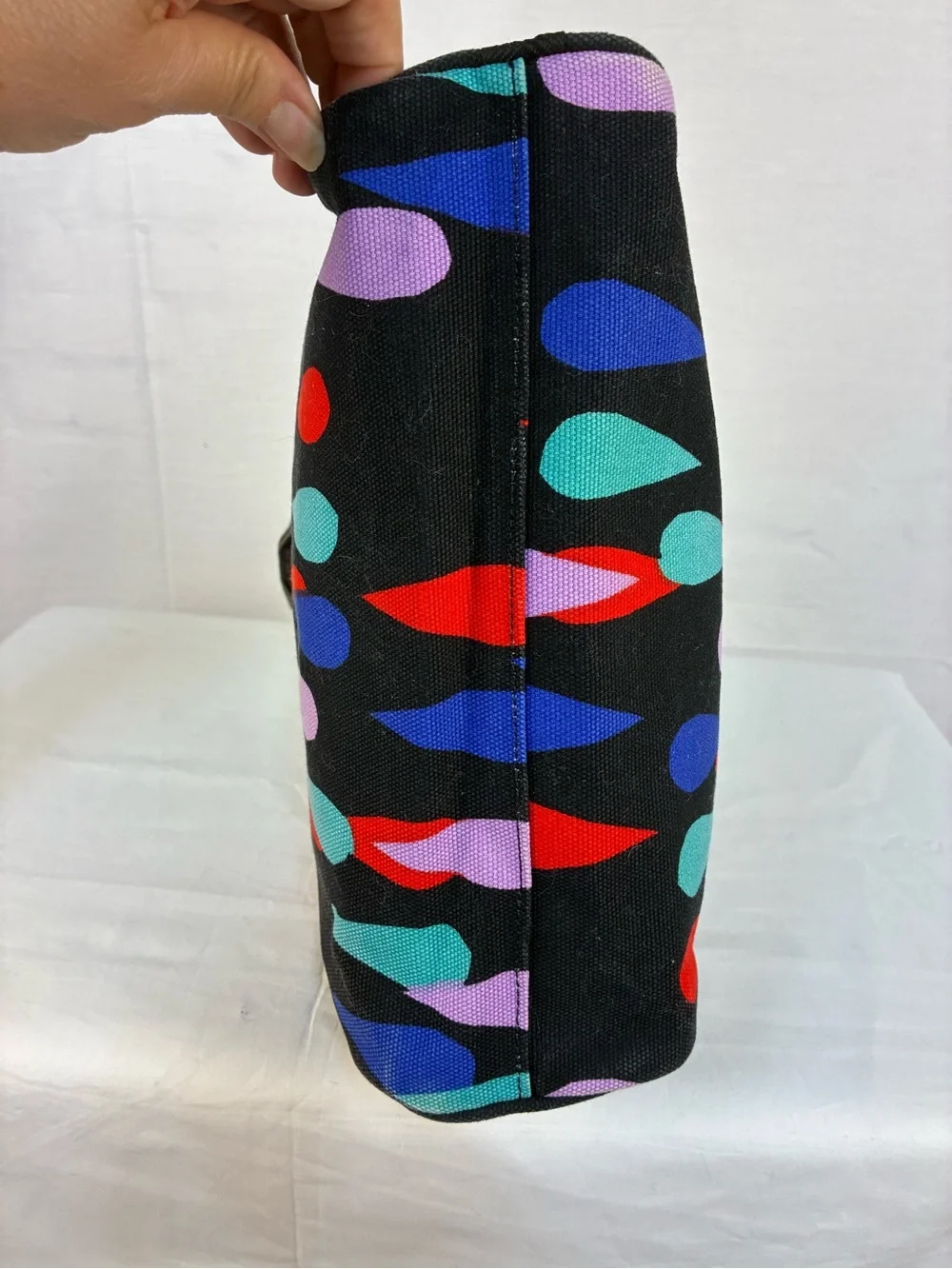 Marimekko Pisaroi Navy Raindrop Print Cosmetic Bag